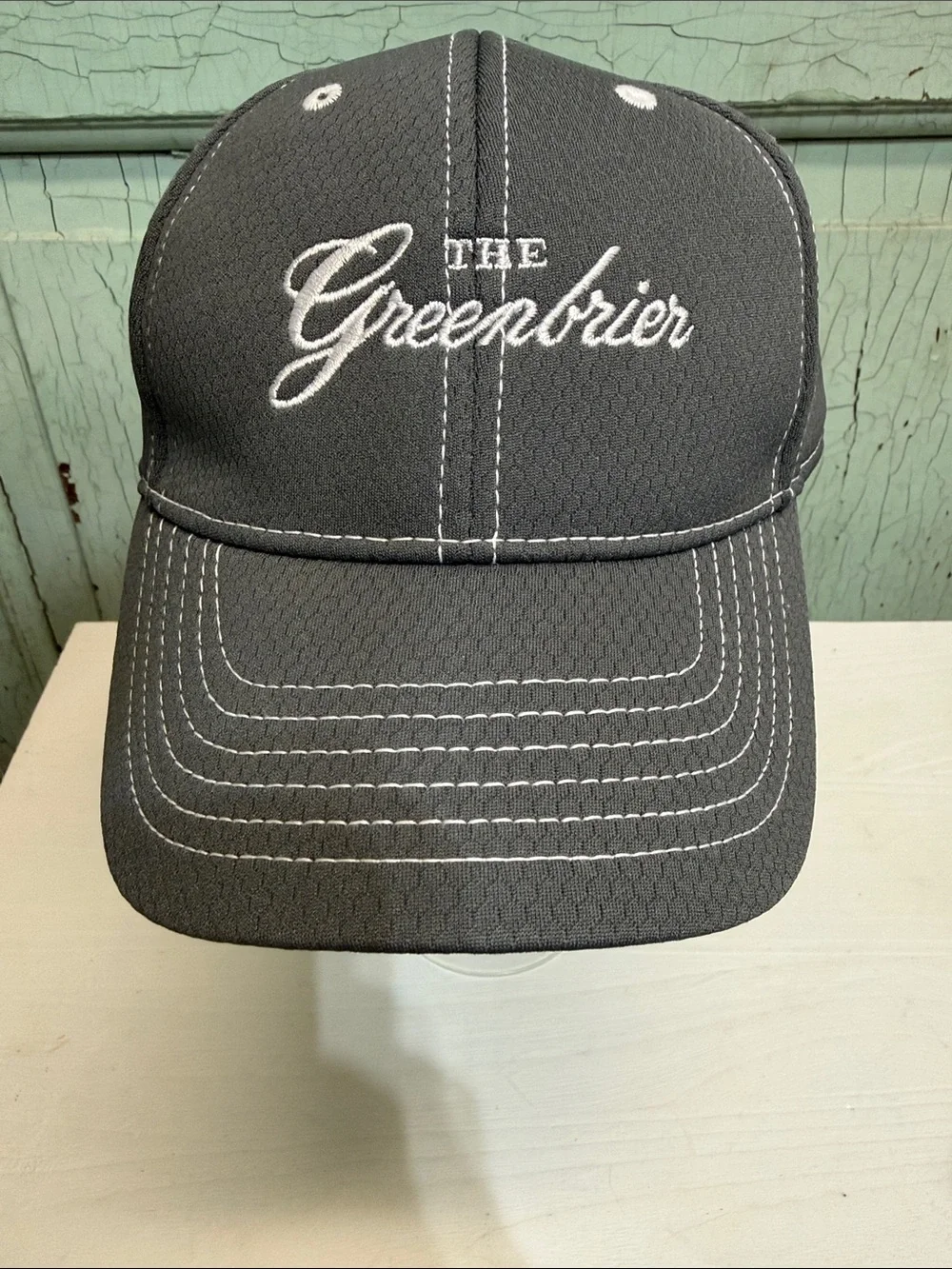 Men's Gray AHEAD Embroidered UPF 30+ Baseball Cap